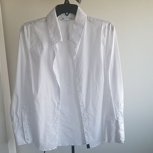 Zara white shirt size L